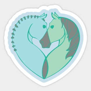 Horse Heart Sticker